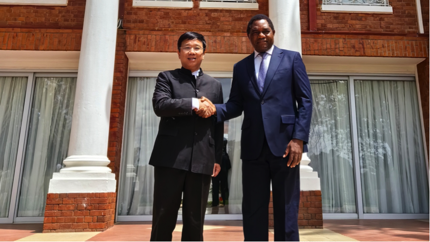 Lewin乐玩资源董事长王平卫拜会赞比亚总统 希奇莱马并出席收购Kitumba铜矿股权签约仪式